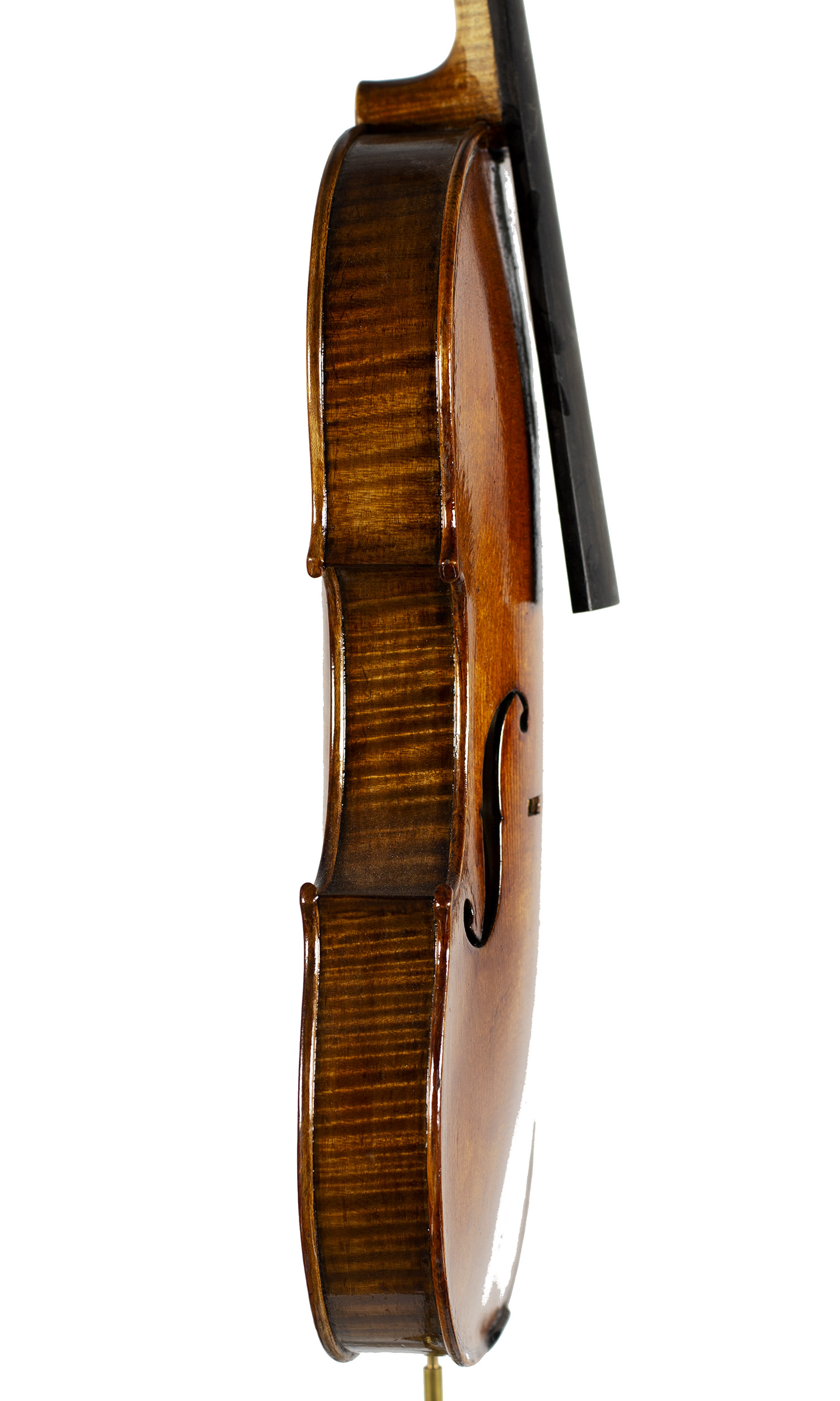 A violin by Julian Emery — angled view, 80°