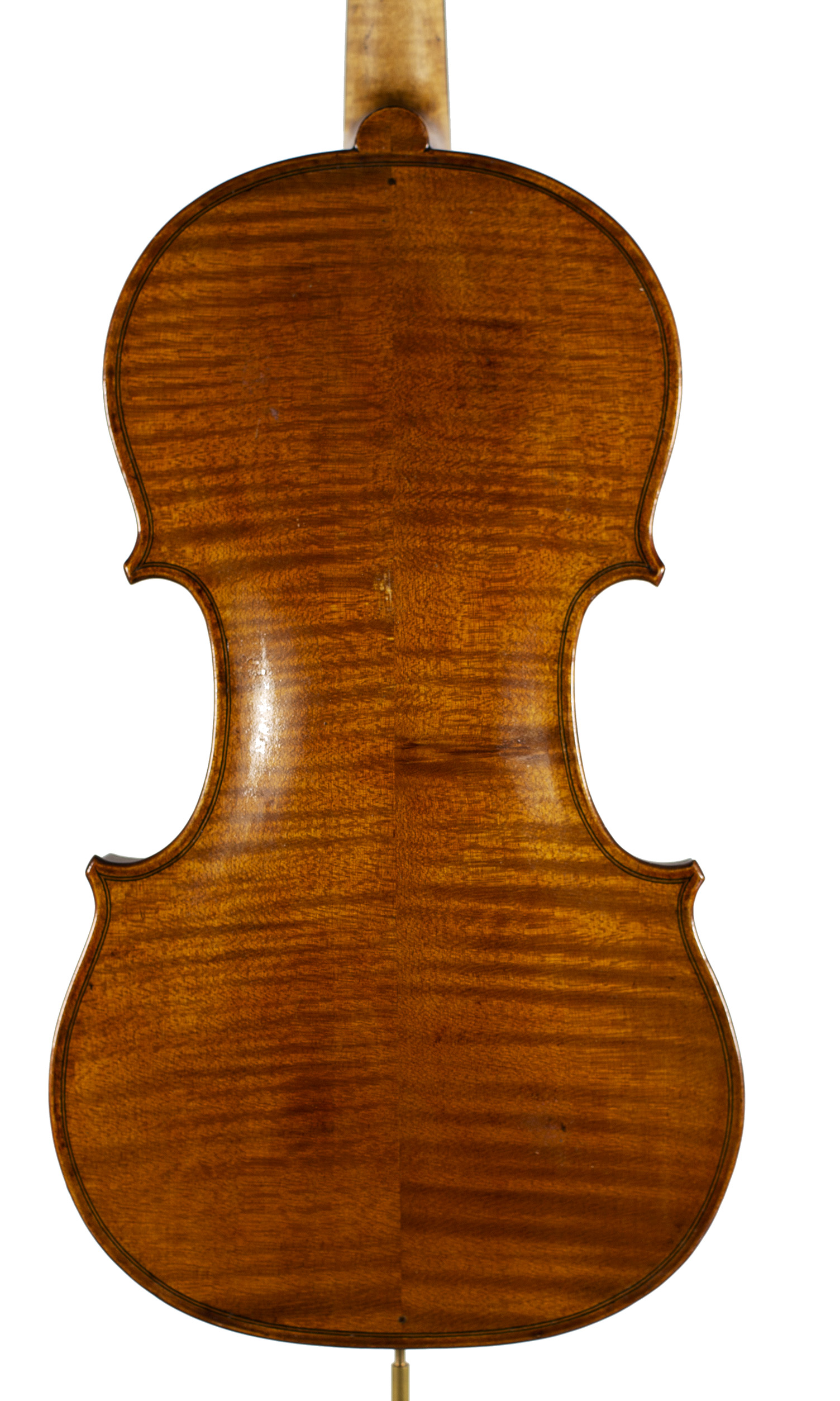 An incomplete violin by Julian Emery — back