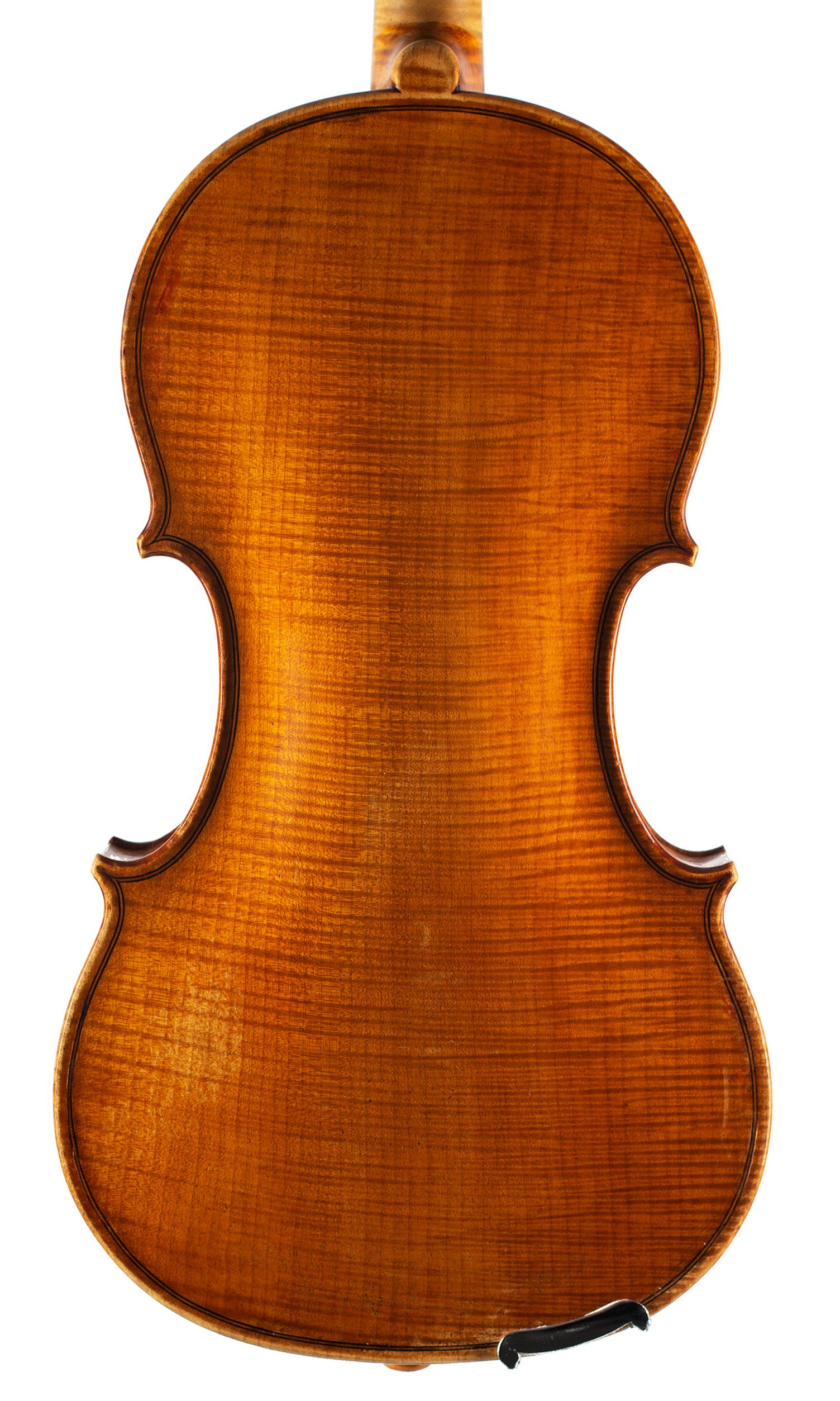 Violin by John Jeffrey, Chirnside, 1887 — back