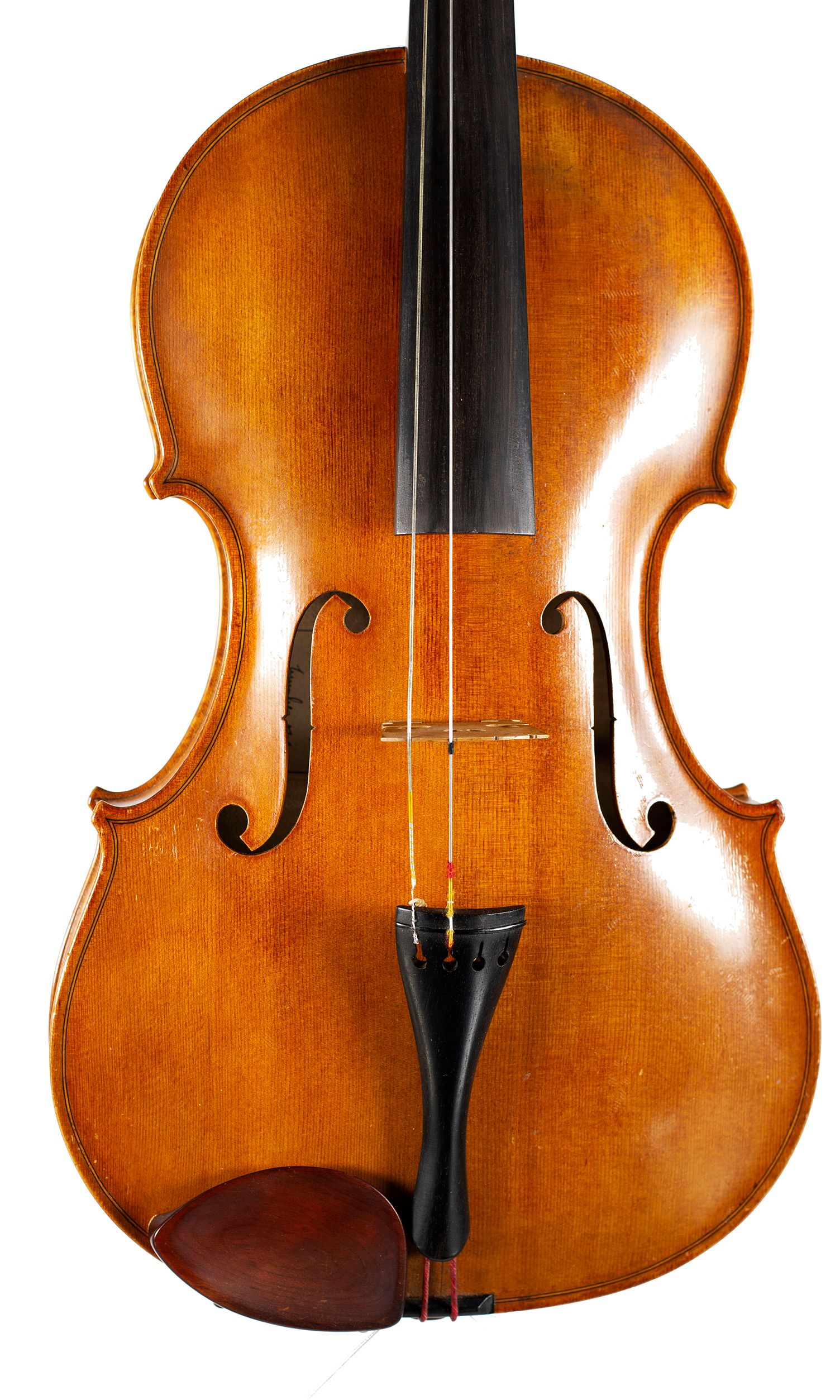 Viola by R. Roberts, 1951 — angled view, 10°