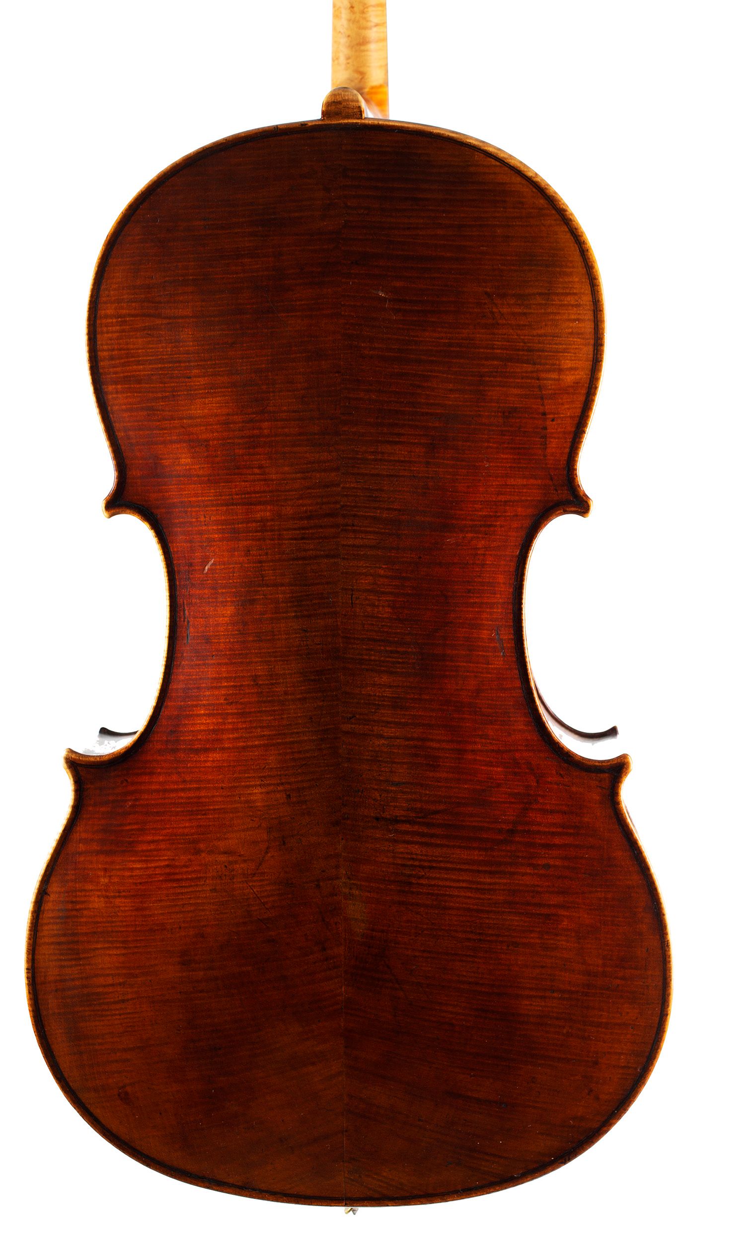 Cello by George Craske, England, circa 1850 — back