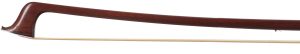 A nickel-mounted cello bow by Jean-Joseph Martin, France, 19th Century — head and frog