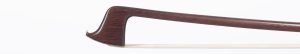 A gold-mounted violin bow by James Tubbs, London — head and frog