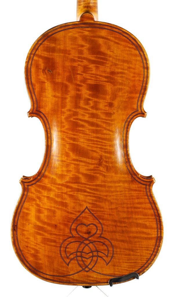 Violin by James Cole, Manchester, 1890 — back