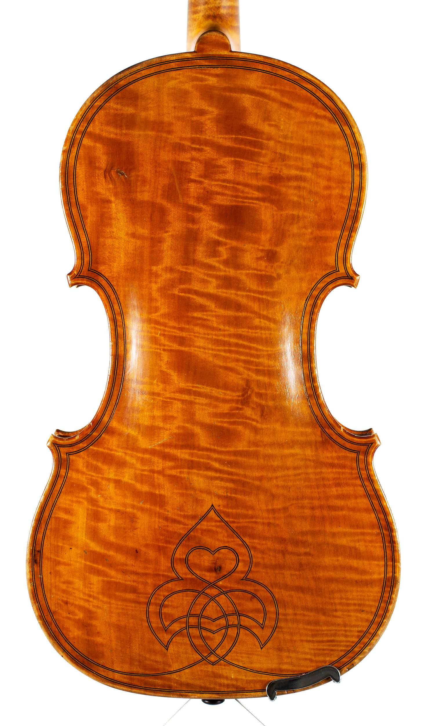 Violin by James Cole, Manchester, 1890 — back