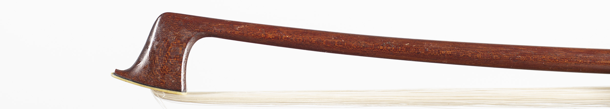 A silver-mounted viola bow by Lothar Seifert, Germany, circa 1920 — head