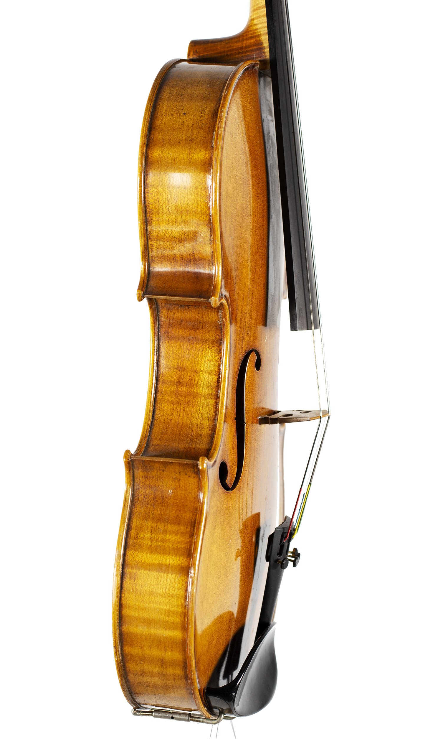 A viola by Walter Müller, Germany, circa 1960 — angled view, 80°