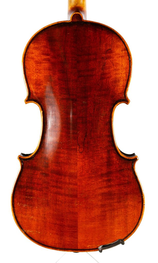 Violin, Workshop of Jerome Thibouville-Lamy, Mirecourt, 1910 — back