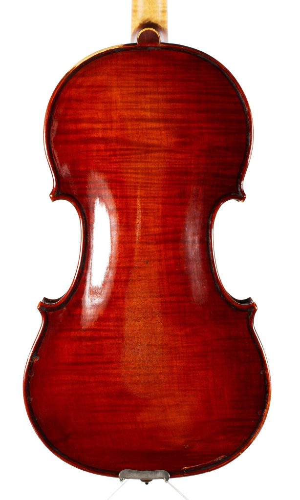 Violin by Paul V. Harrild, Newark, 1988 — back