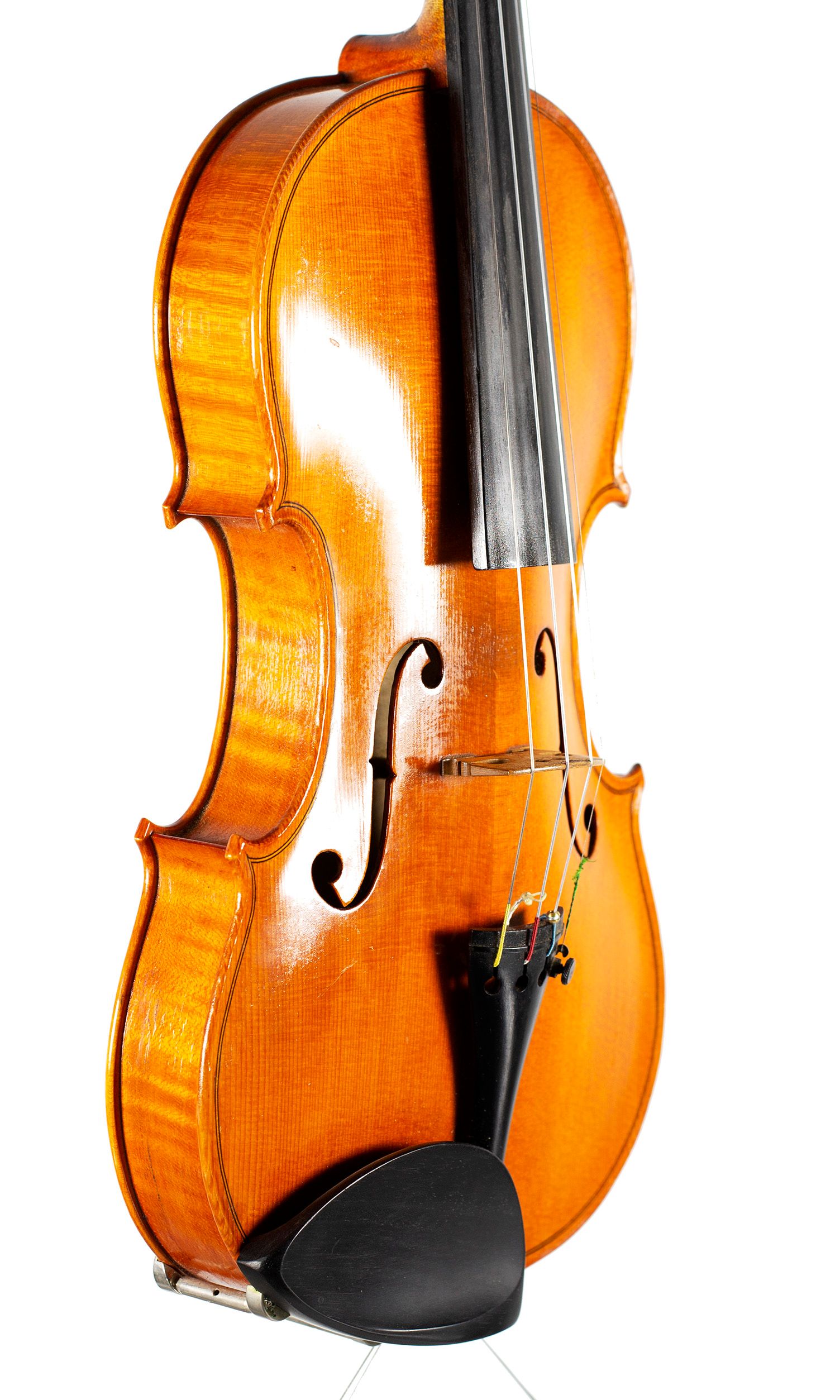 Violin, by Colin G. Nicholls, London — angled view, 50°