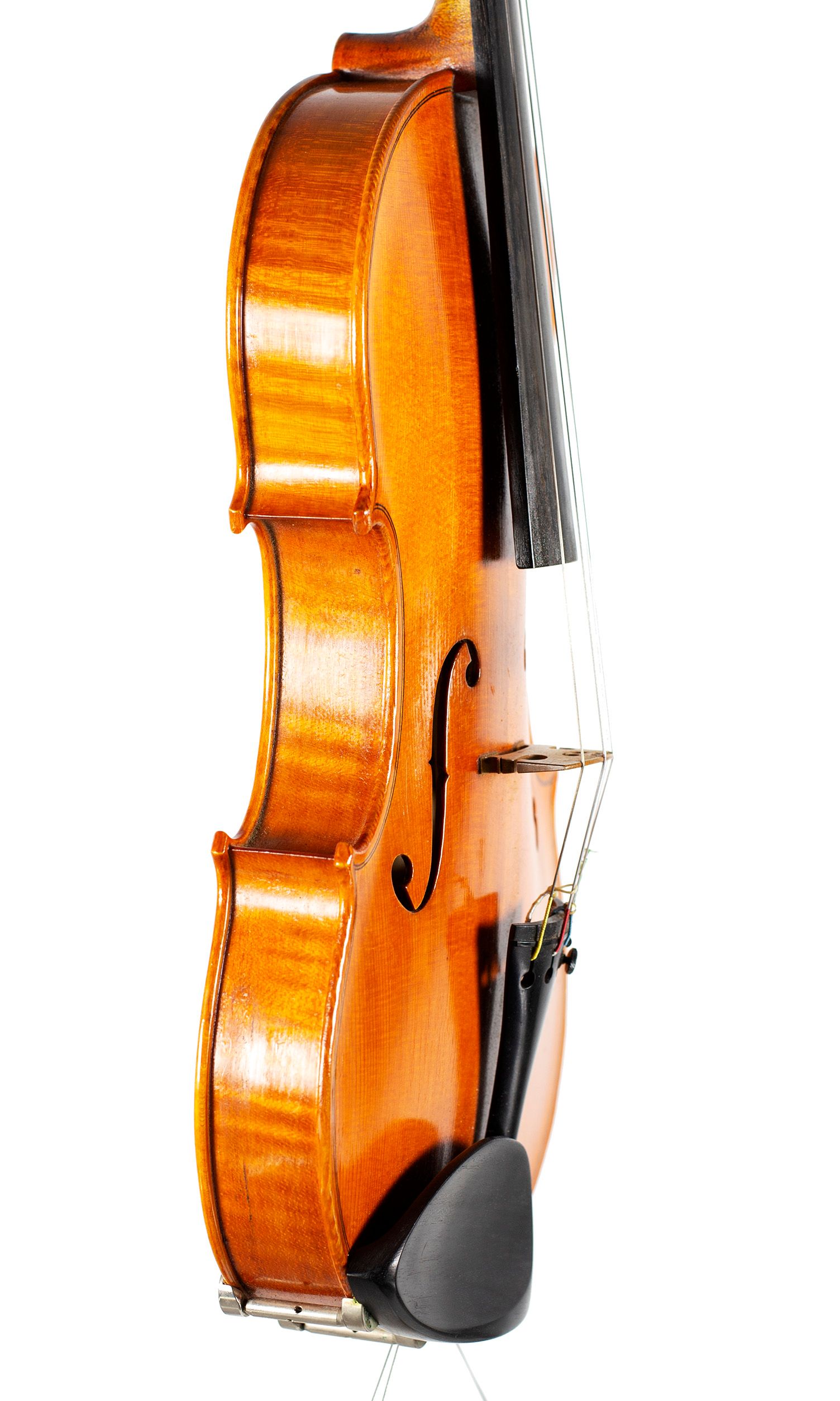 Violin, by Colin G. Nicholls, London — angled view, 70°