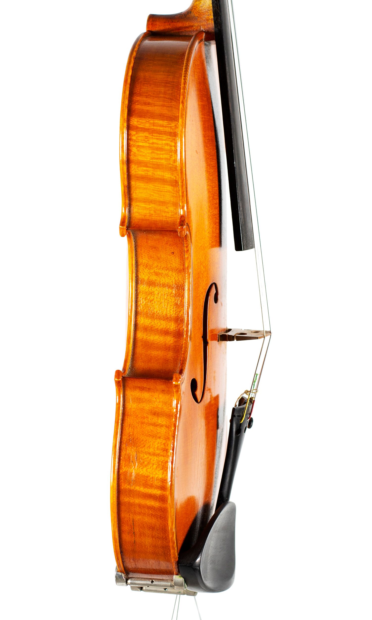 Violin, by Colin G. Nicholls, London — angled view, 80°
