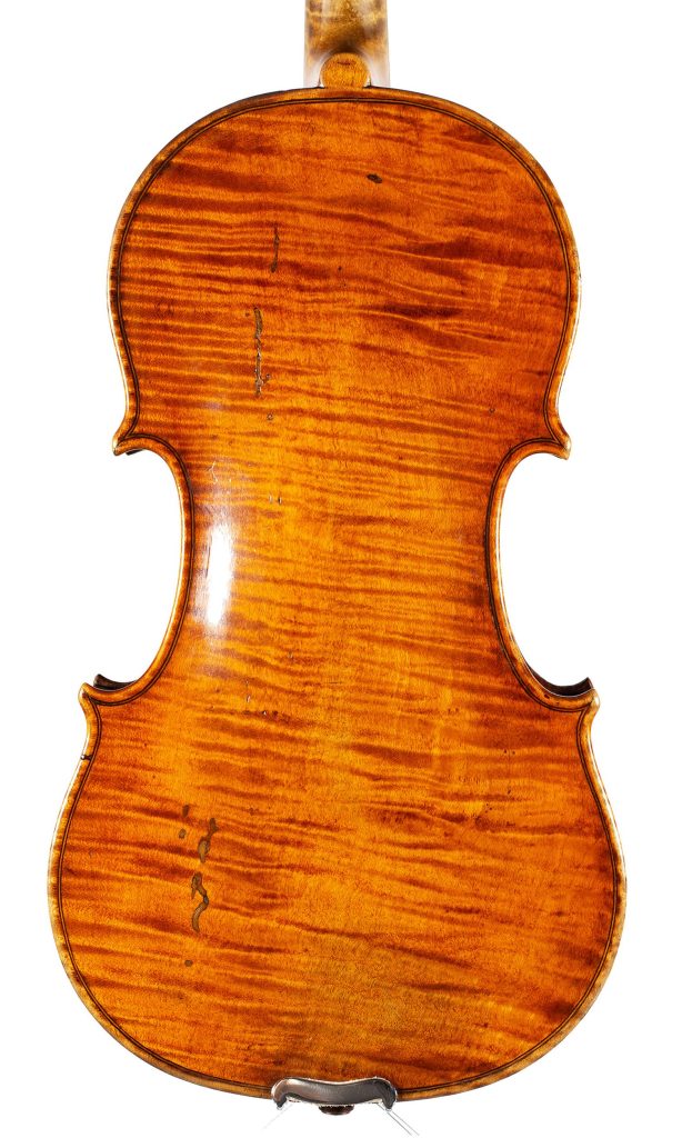 Violin by Jacob Fendt, London, circa 1830 — back