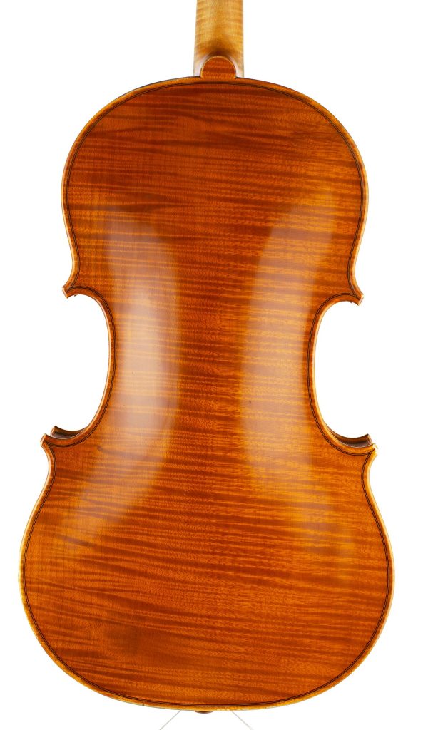 A viola by Rowland H. Ross, Guildford, 1984 — back