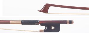 A gold-mounted cello bow by Lothar Seifert, Bubenreuth — head and frog