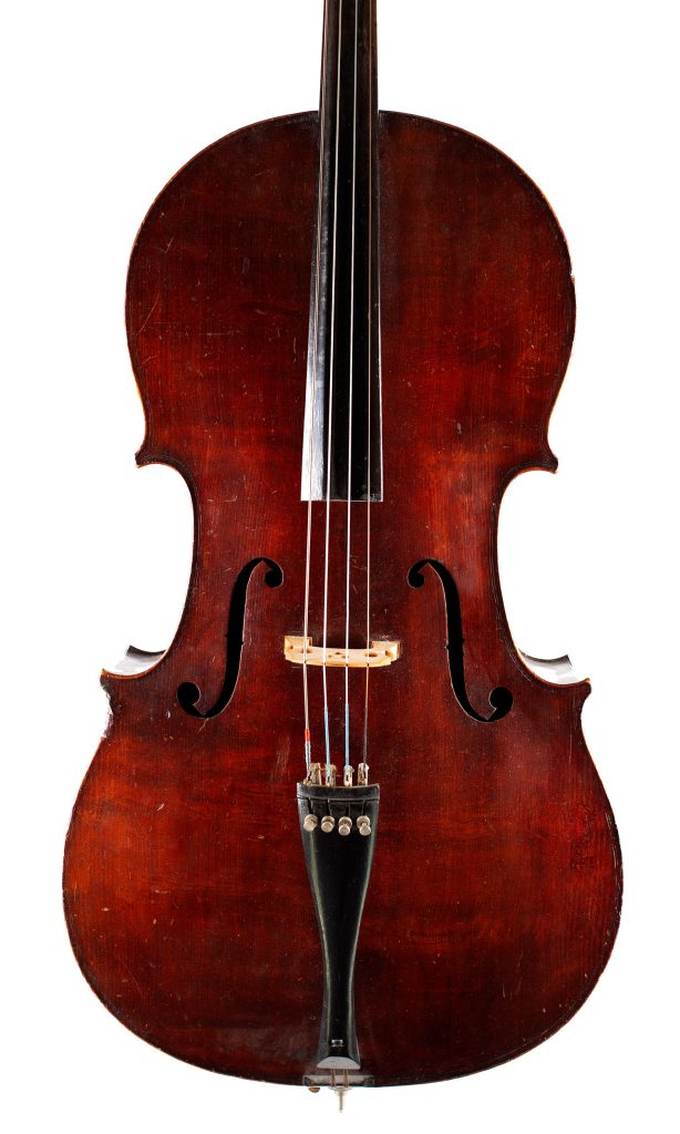 Cello, Workshop of Jérôme Thibouville-Lamy, Mirecourt, 1910 — front
