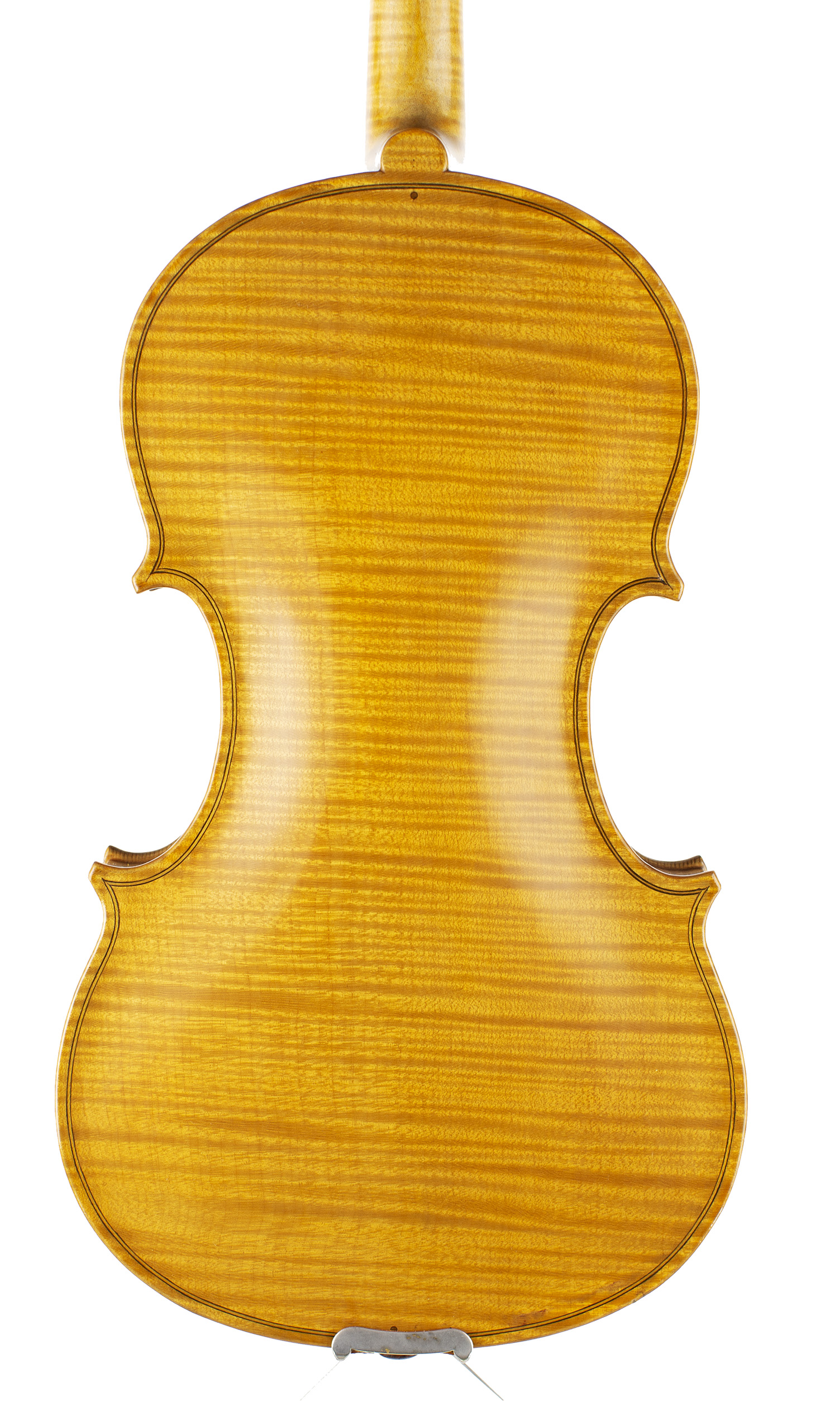 A violin by Frank Harlow, Sheffield, 1990 — back