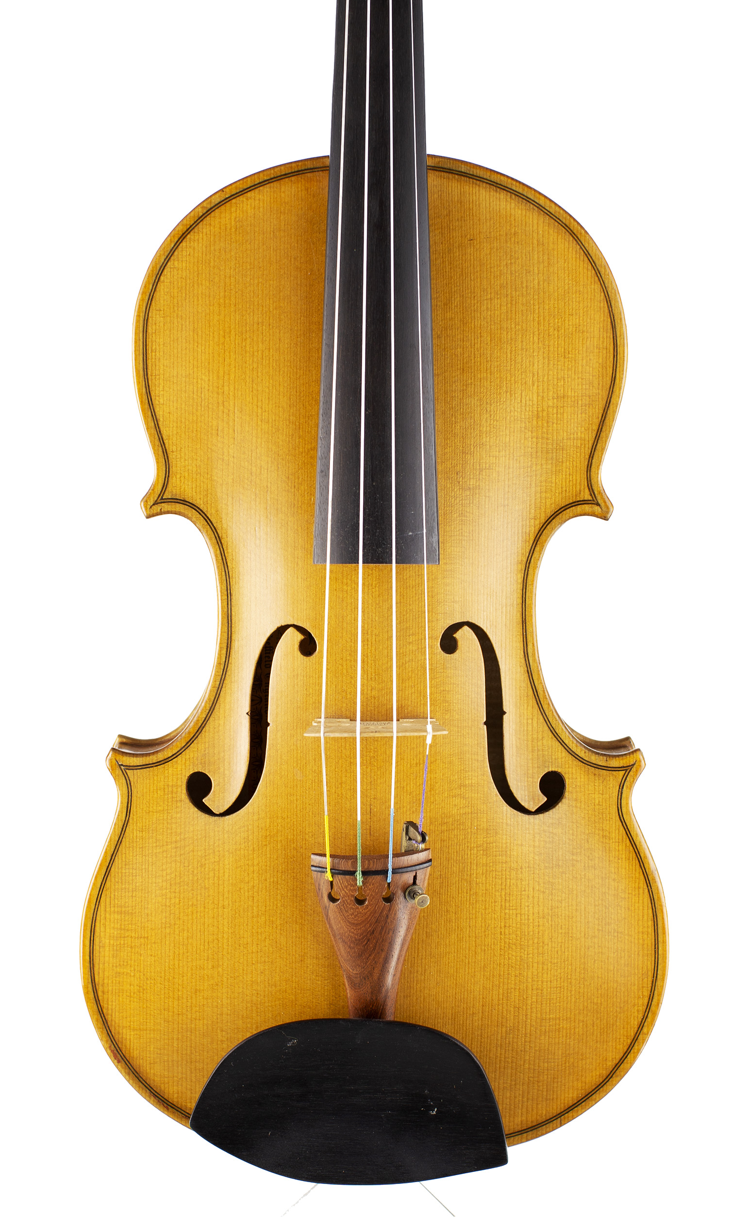 A violin by Frank Harlow, Sheffield, 1990 — front