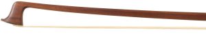 A gold-mounted violin bow, by H. R. Pfretzschner — head and frog