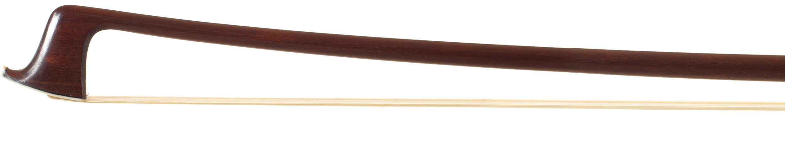 A silver-mounted viola bow, by Joseph Alfred Lamy père — head