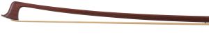 A silver-mounted violin bow, by Otto Durrschmidt — head and frog