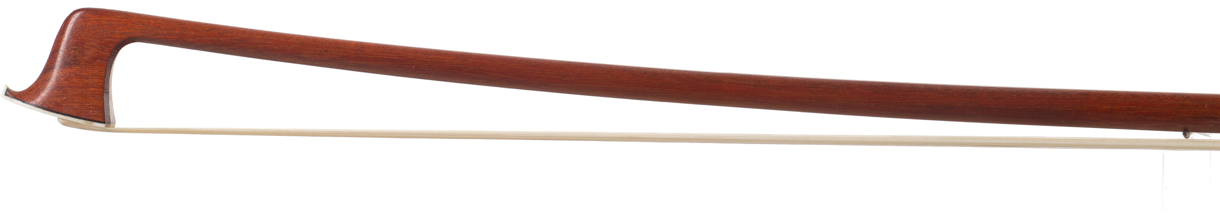 A silver-mounted violin bow, by Francois Lotte — head