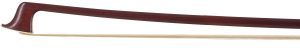 A silver-mounted viola bow, by Albert Nurnberger — head and frog