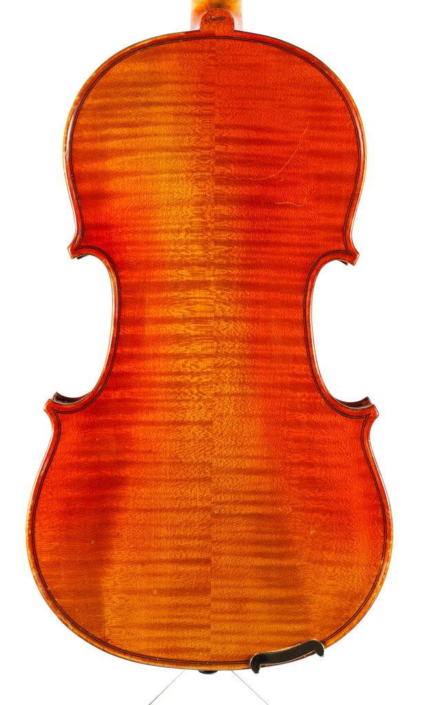 Violin, Workshop of Jerome Thibouville-Lamy, Mirecourt — back