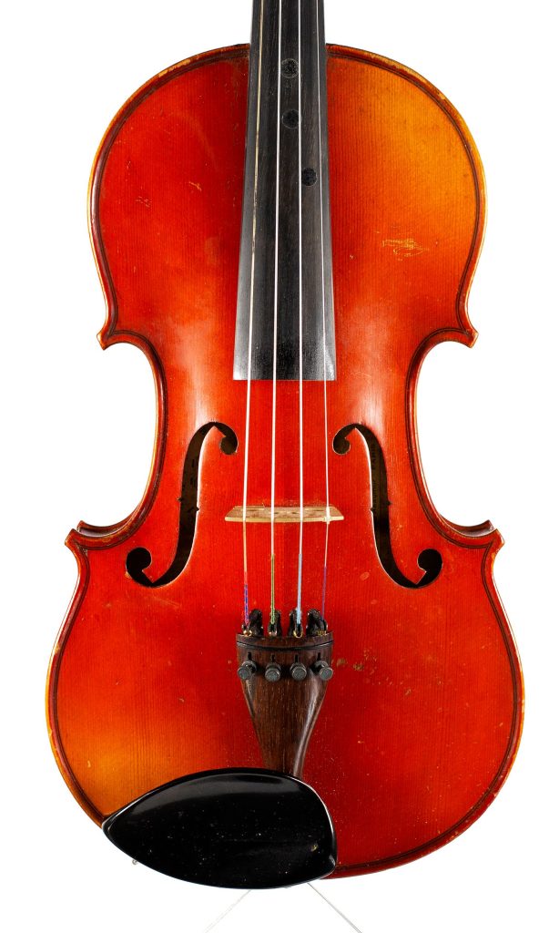Violin, Workshop of Jerome Thibouville-Lamy, Mirecourt — front