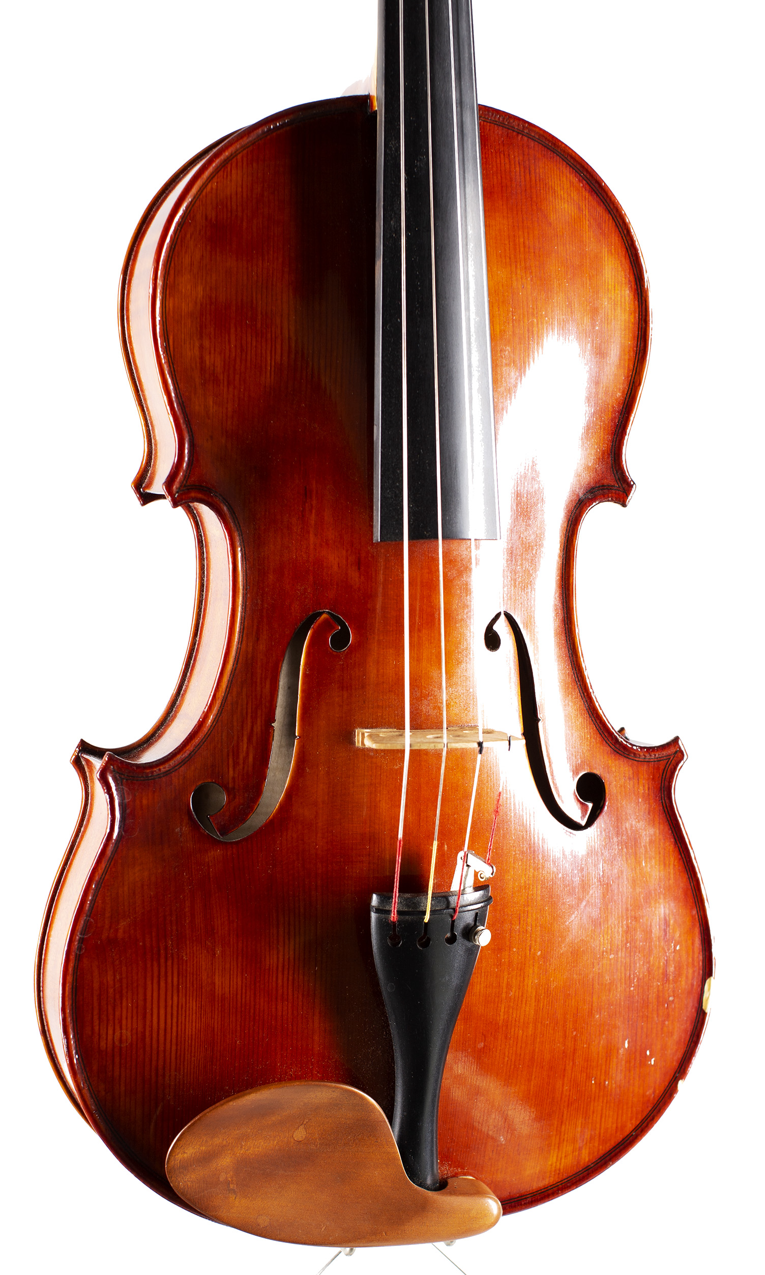 A viola by Donald Palmer, 1987 — angled view, 20°
