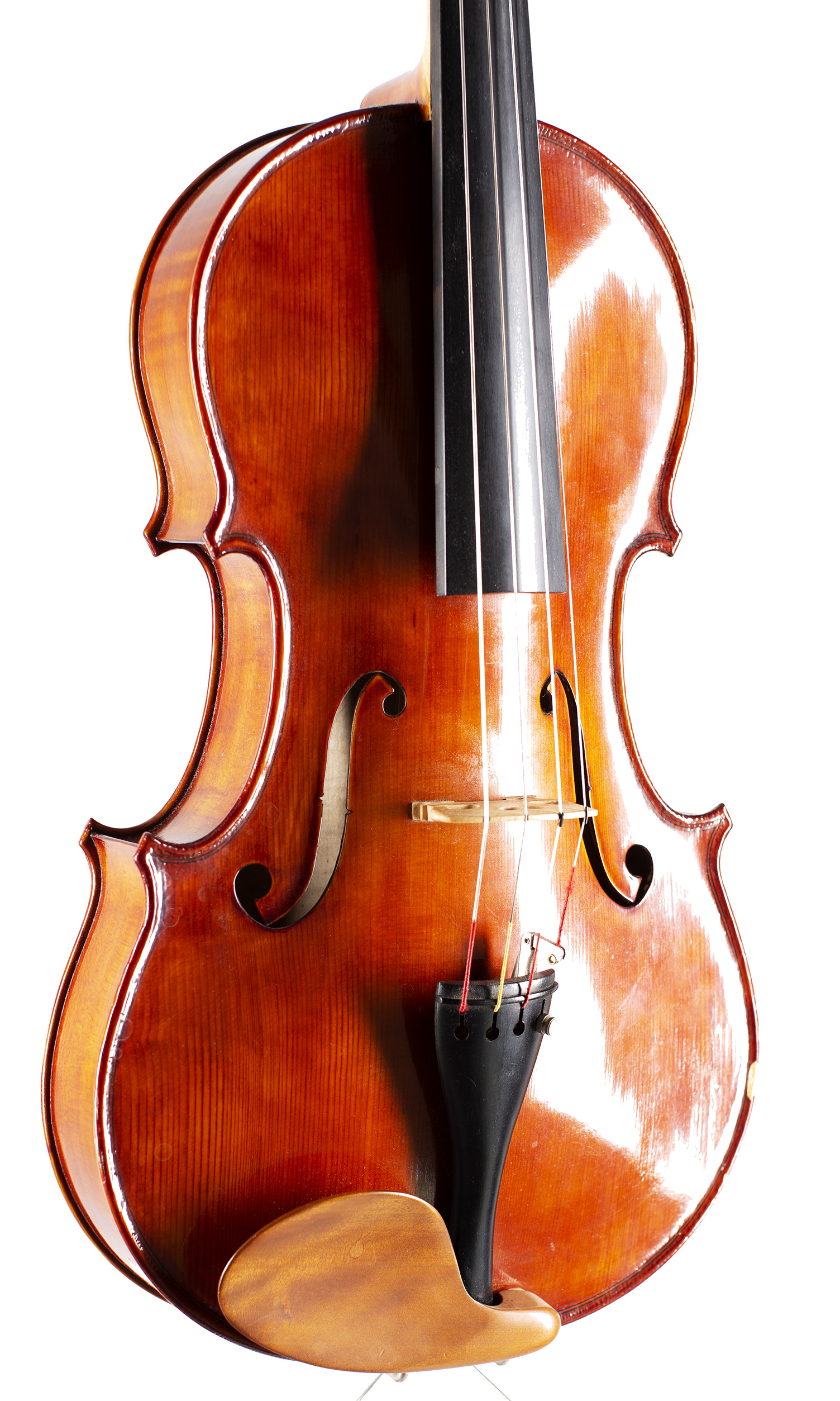 A viola by Donald Palmer, 1987 — angled view, 30°