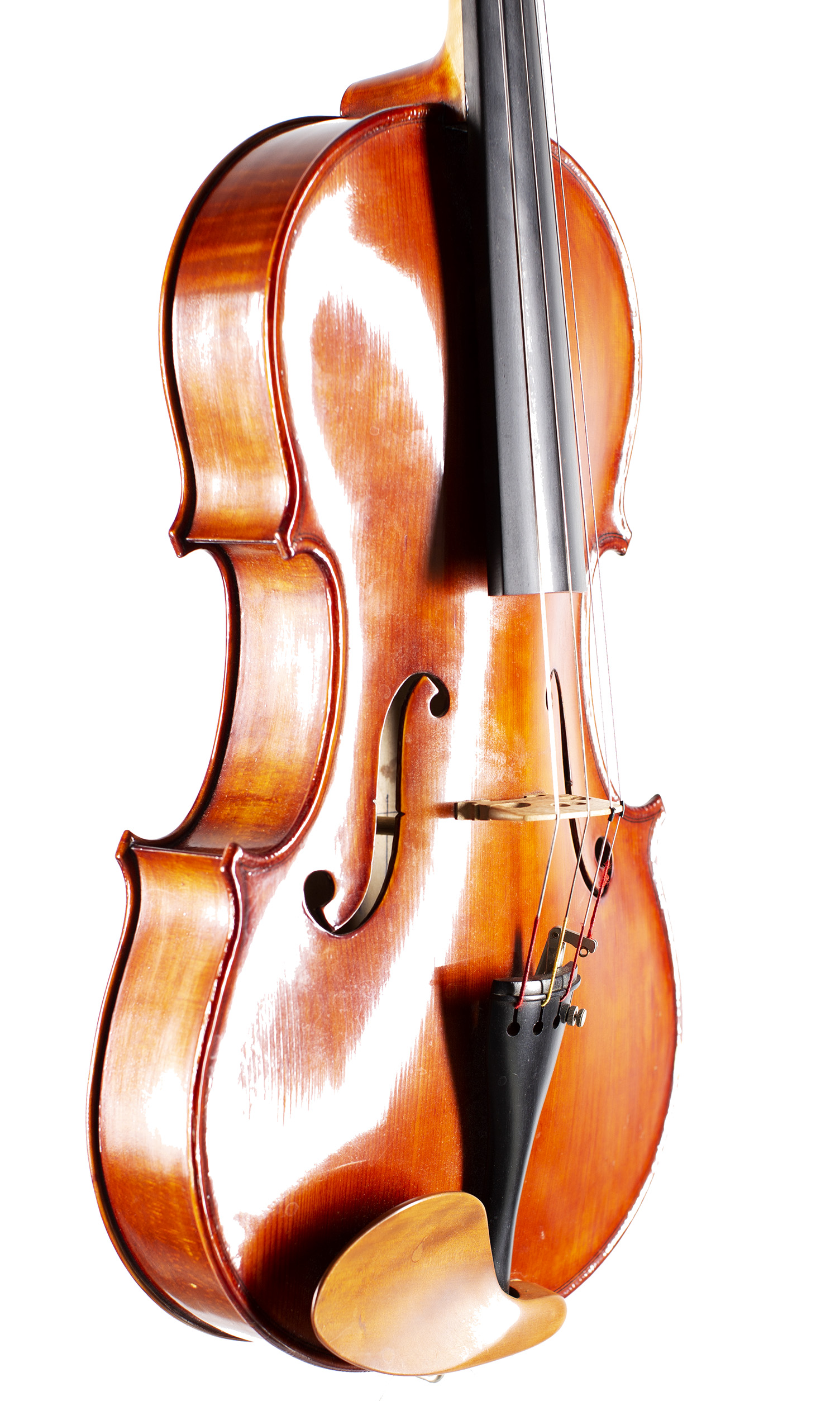 A viola by Donald Palmer, 1987 — angled view, 50°