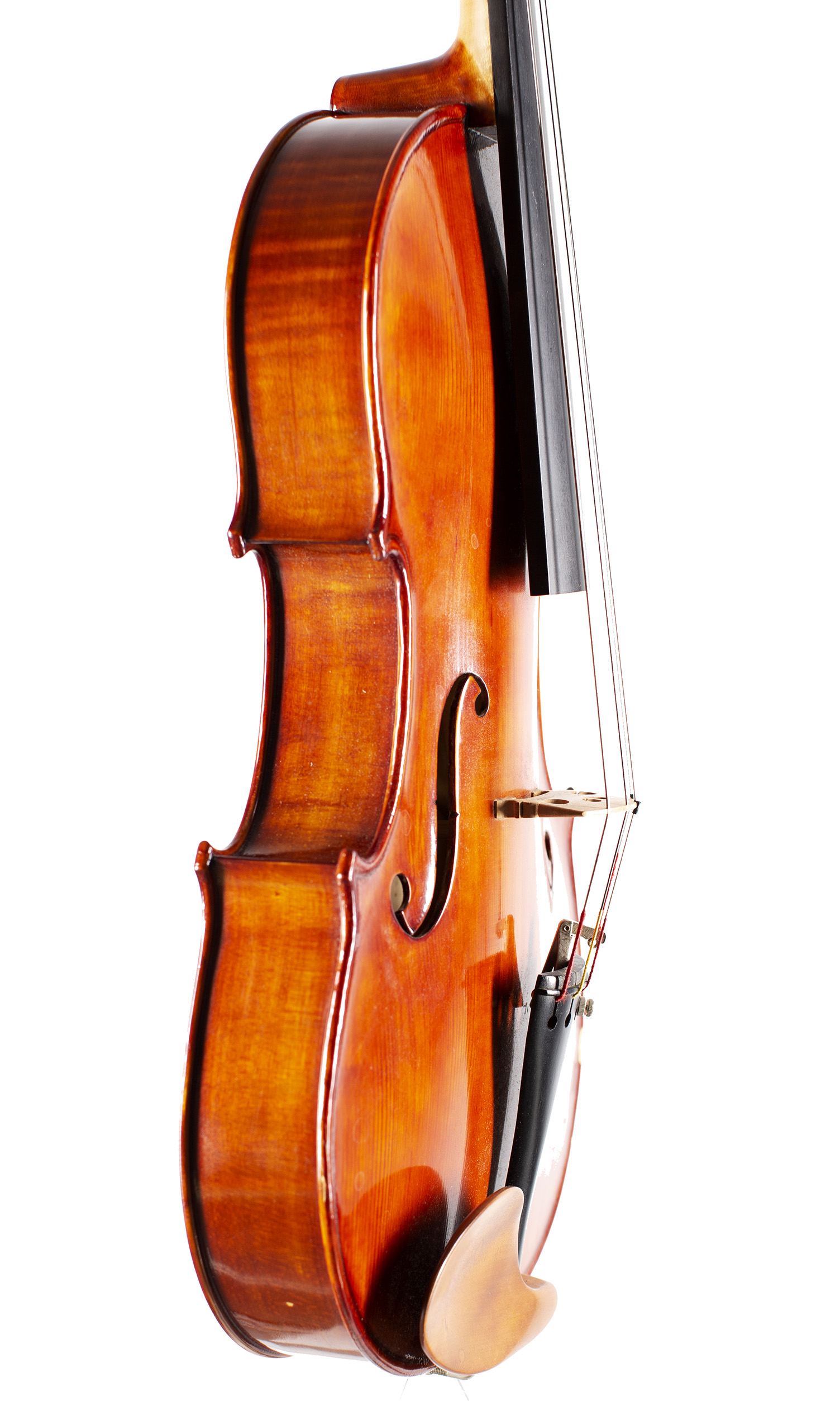 A viola by Donald Palmer, 1987 — angled view, 70°