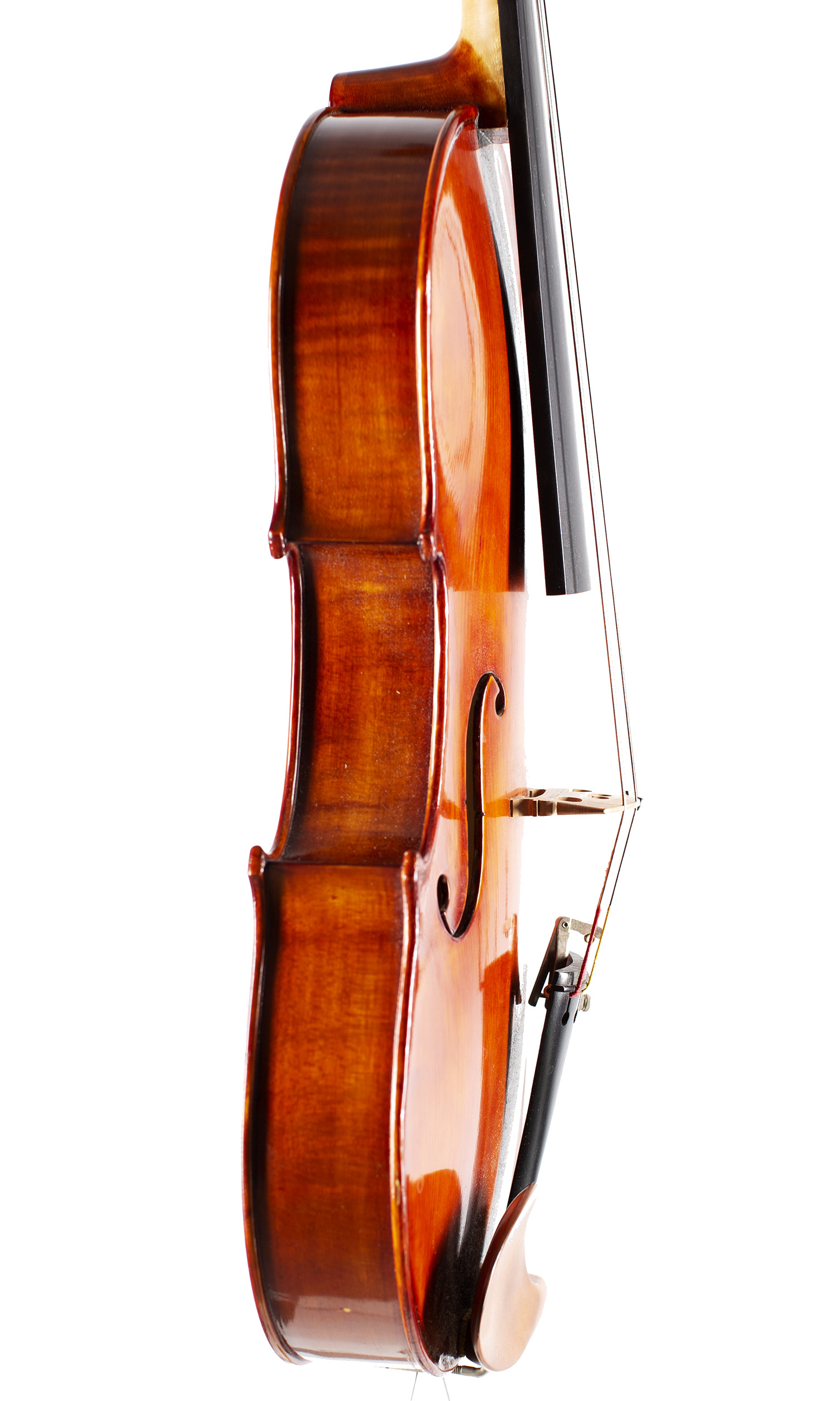 A viola by Donald Palmer, 1987 — angled view, 80°