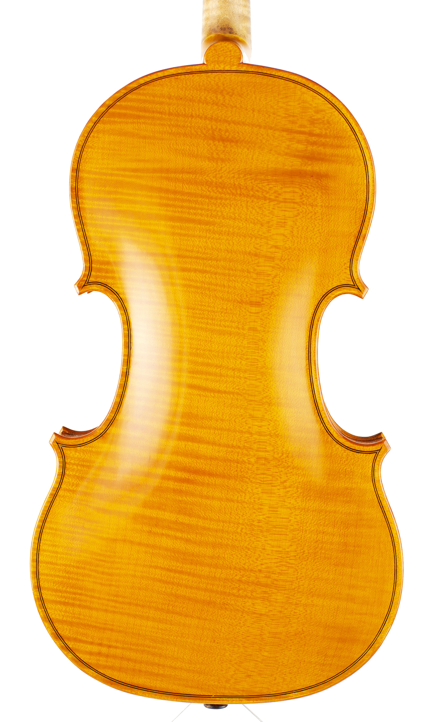 A violin by Harry Dobbs, Peopleton, 1976 — back