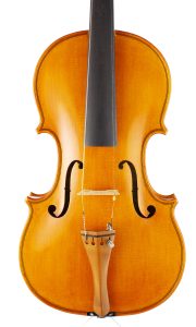 A violin by Harry Dobbs, Peopleton, 1976 — front