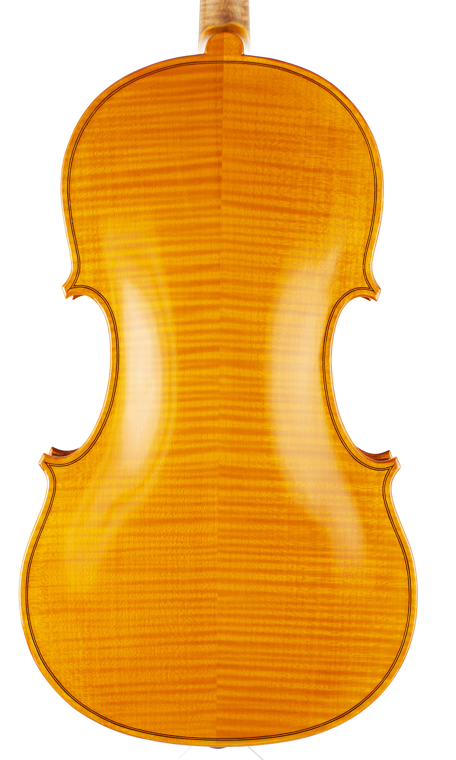 A viola by Harry Dobbs, Peopleton, 1976 — back