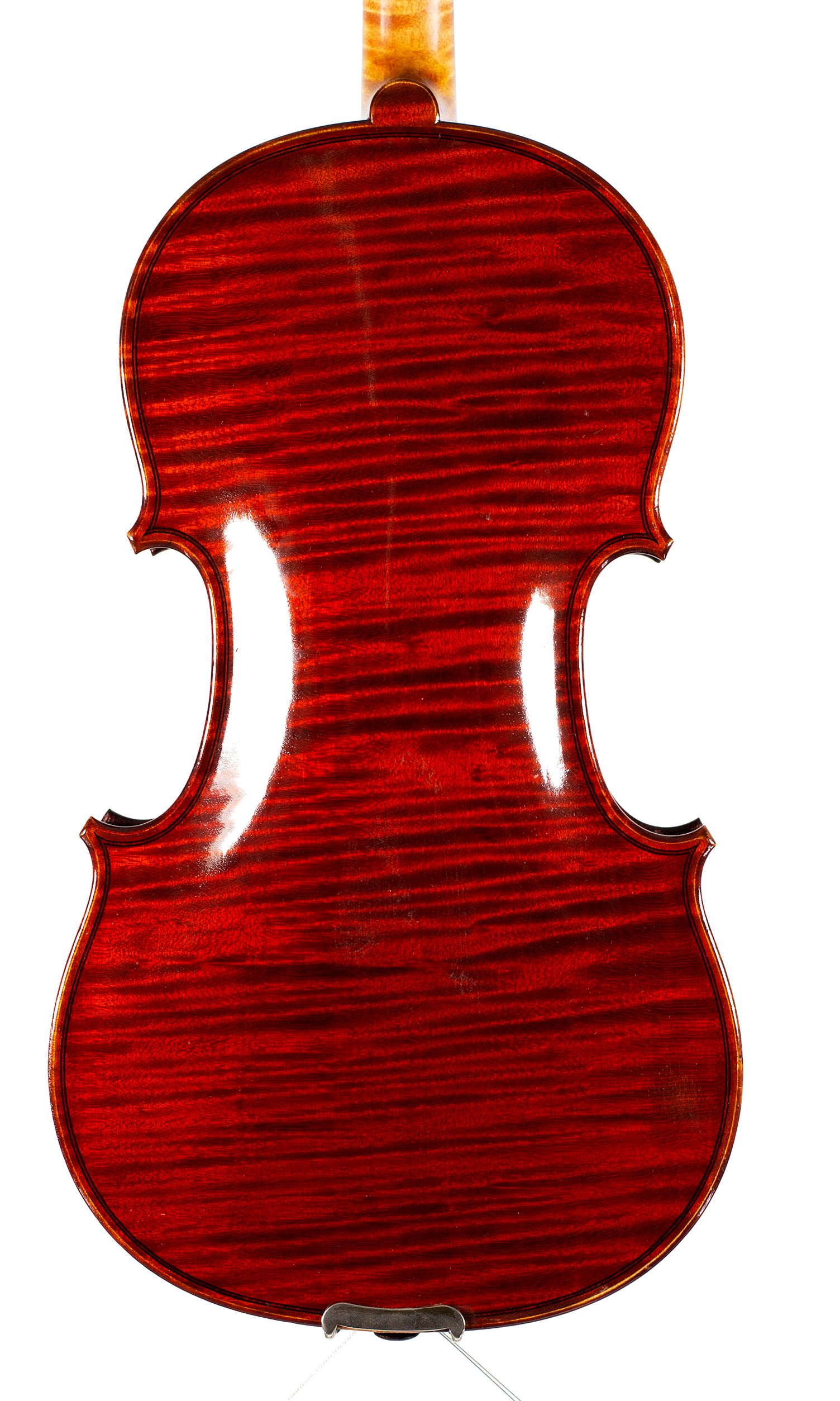 Violin by Marius Didier, Mattaincourt, 1929 — back