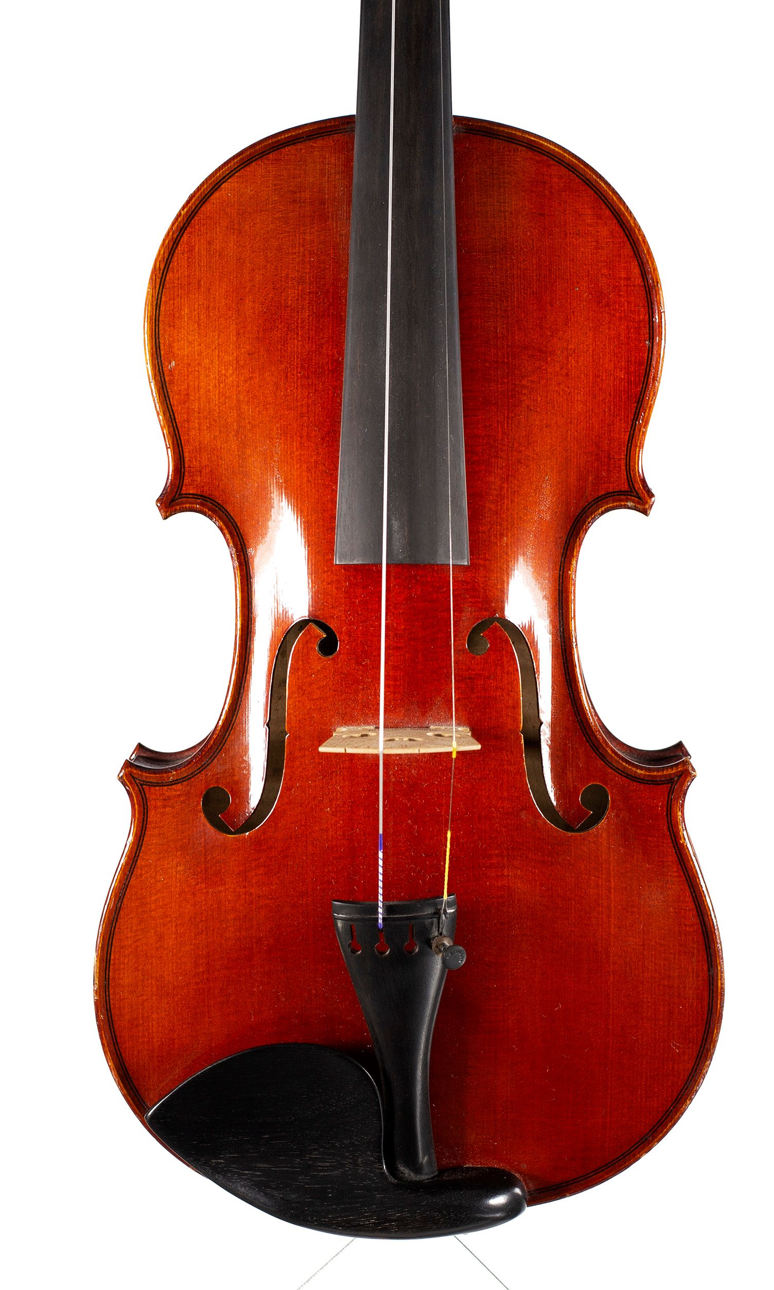 Violin by Marius Didier, Mattaincourt, 1929 — front