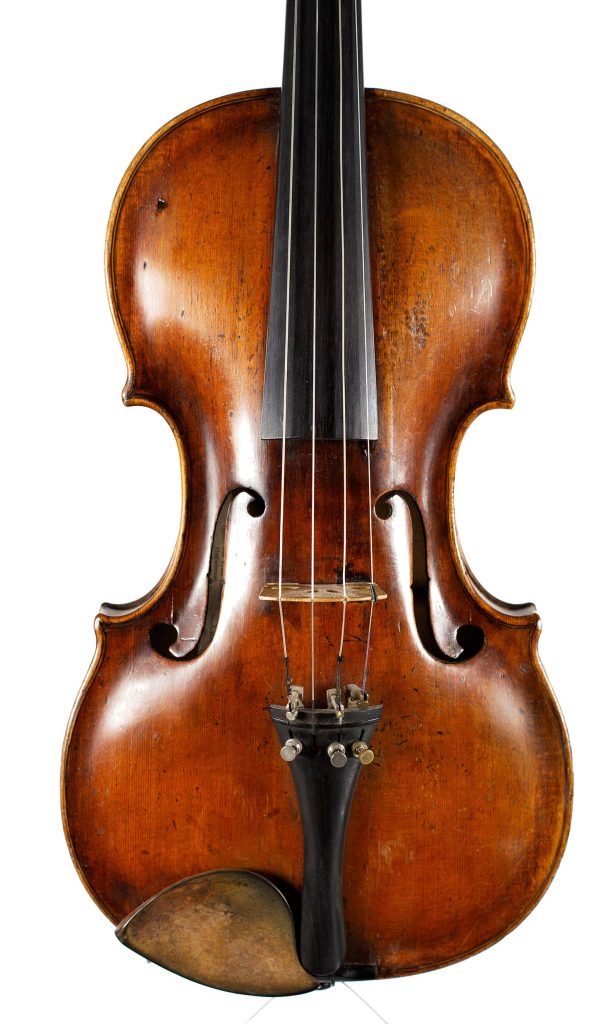 Violin by Johann Christian Ficker, Markneukirchen, 1782 — front