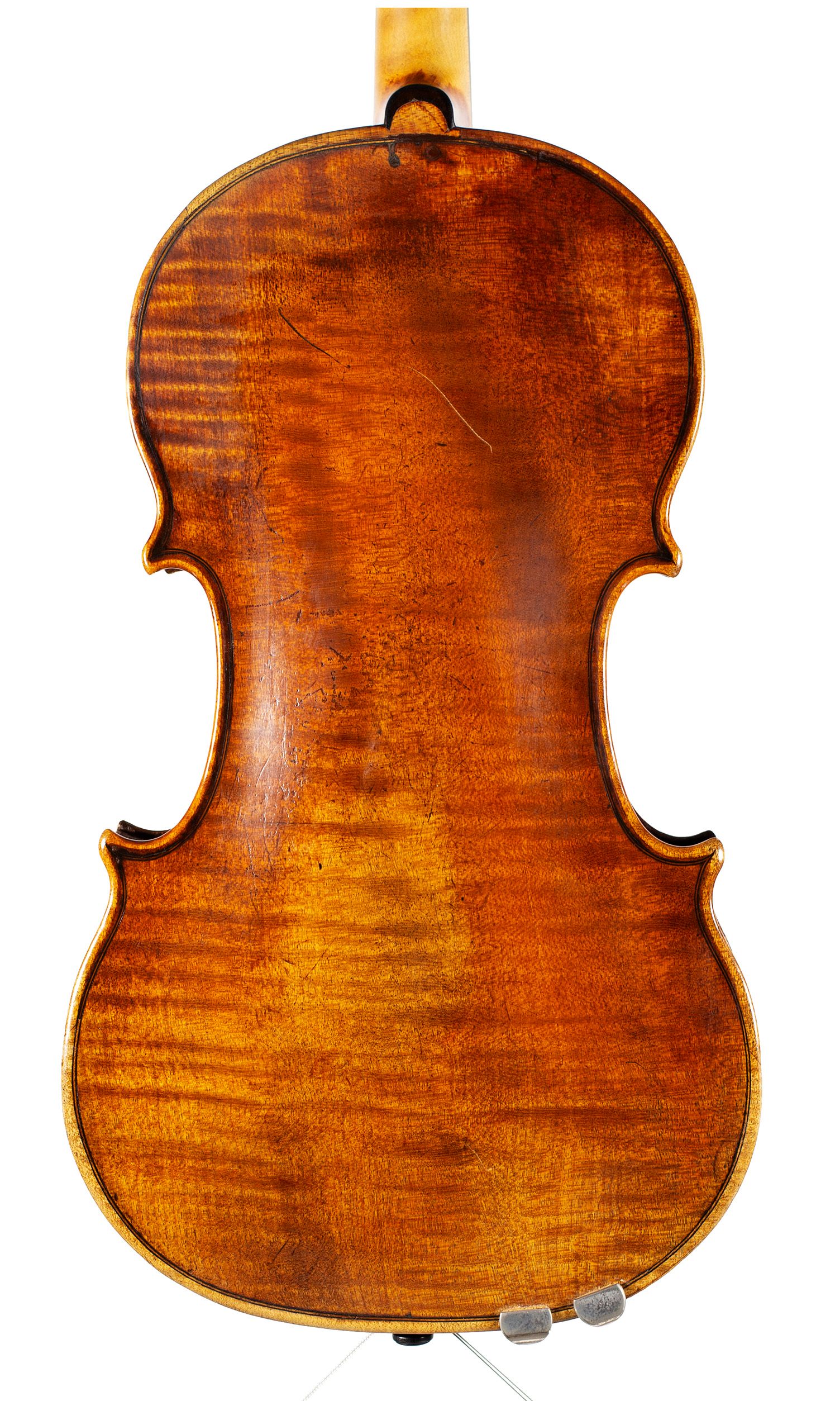 Violin, Workshop of Didier Nicolas Aine, Mirecourt, 19th Century — back