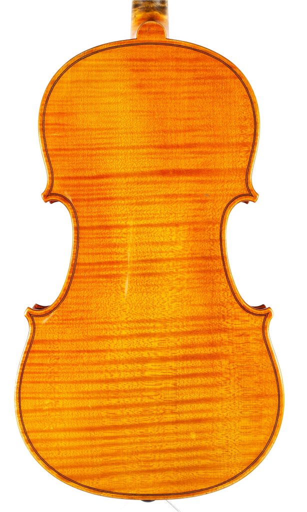 Violin, Workshop of Jerome Thibouville-Lamy, Mirecourt, circa 1920 — back