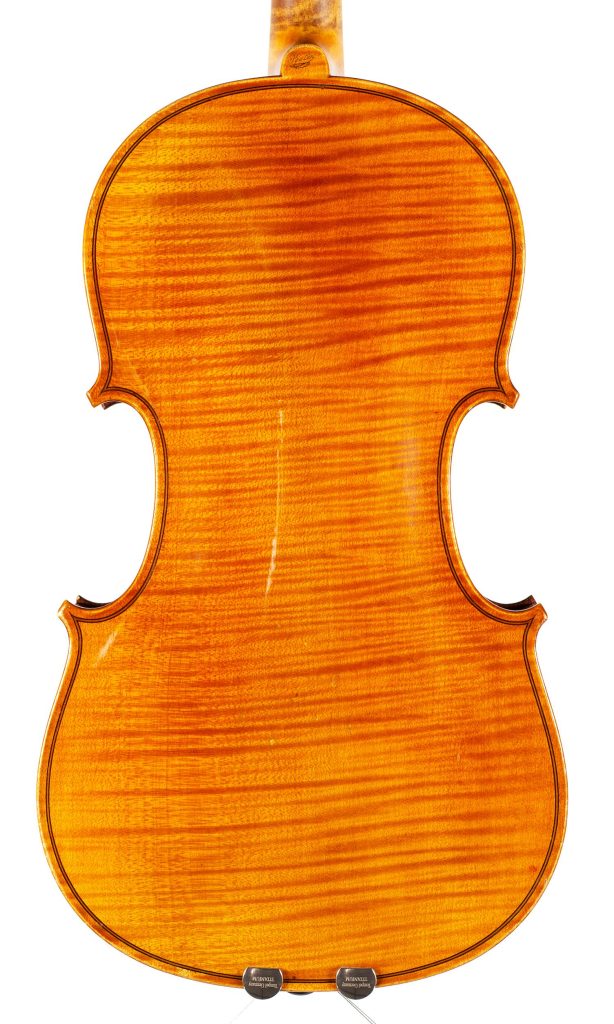 Violin, Workshop of Jerome Thibouville-Lamy, Mirecourt, circa 1920 — back