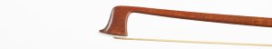 A silver-mounted violin bow by H. R. Pfretzschner — head and frog