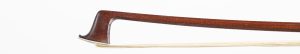 A silver-mounted viola bow by Albert Nurnberger — head and frog