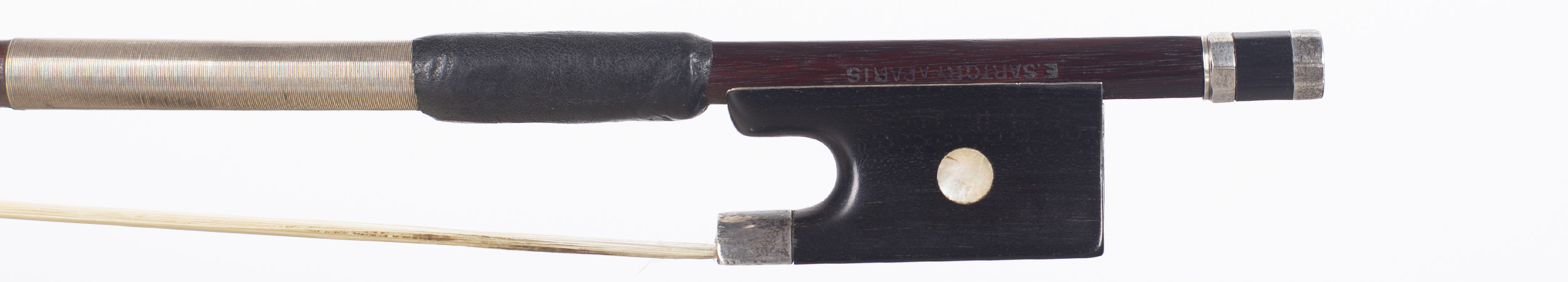 A silver-mounted bow by Eugène Sartory, Paris, circa 1890 — frog