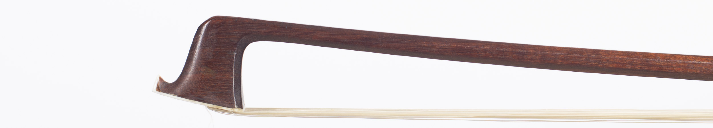 A silver-mounted violin bow by John Dodd, London — head