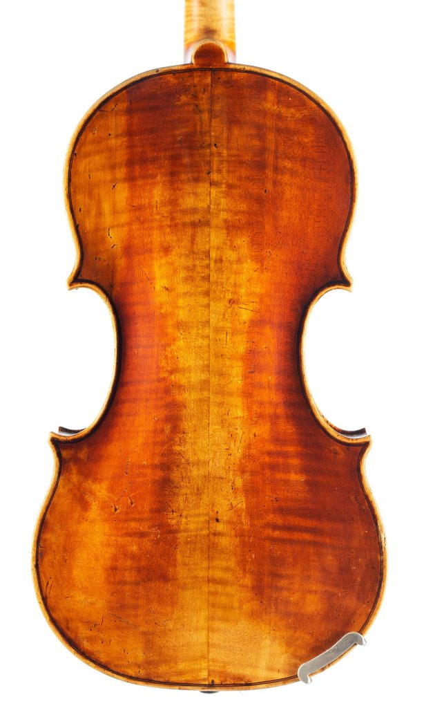 Violin by William Forster II (Old Forster), London, circa 1780 — back