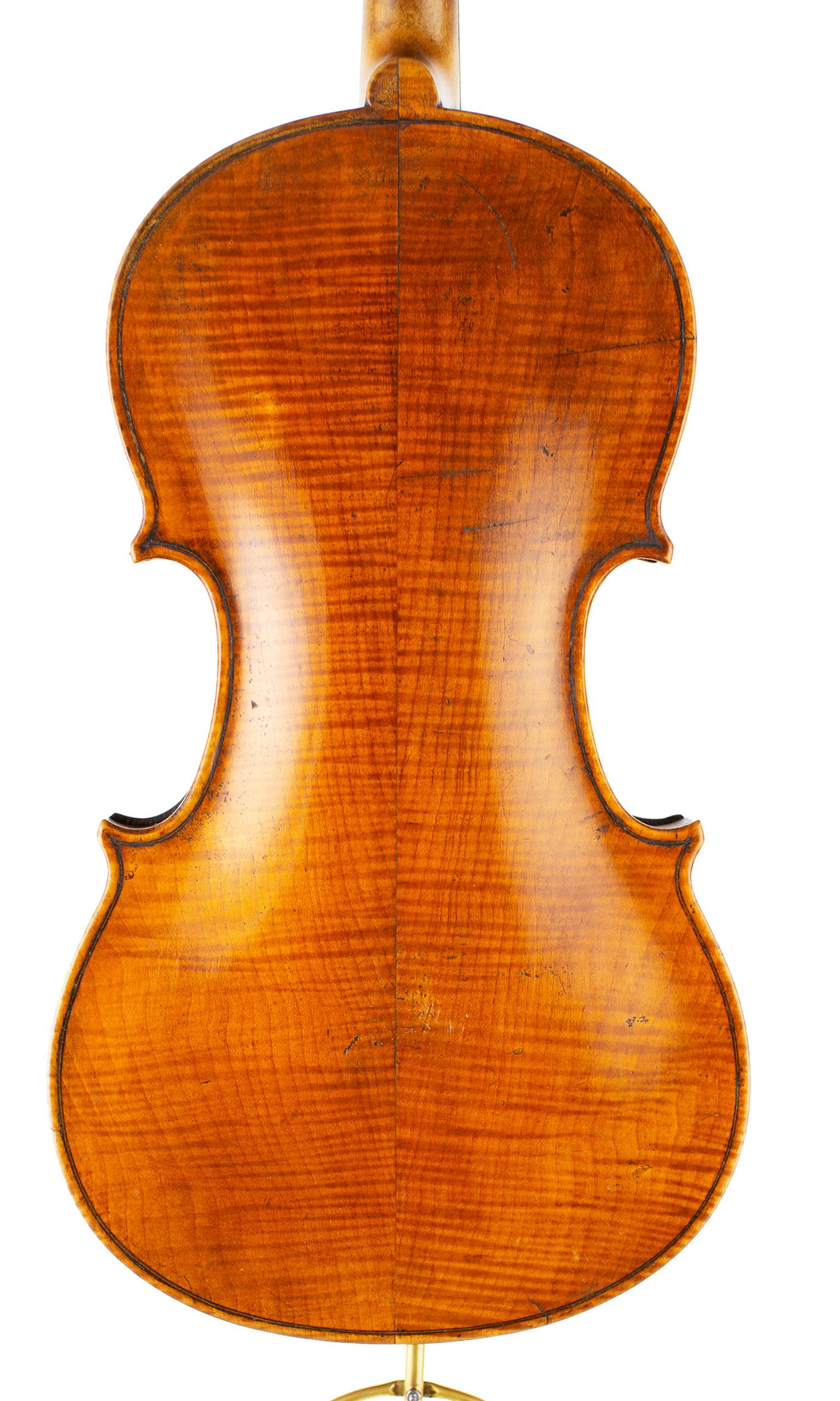 A violin by Robert Barry, England, 1857 — back