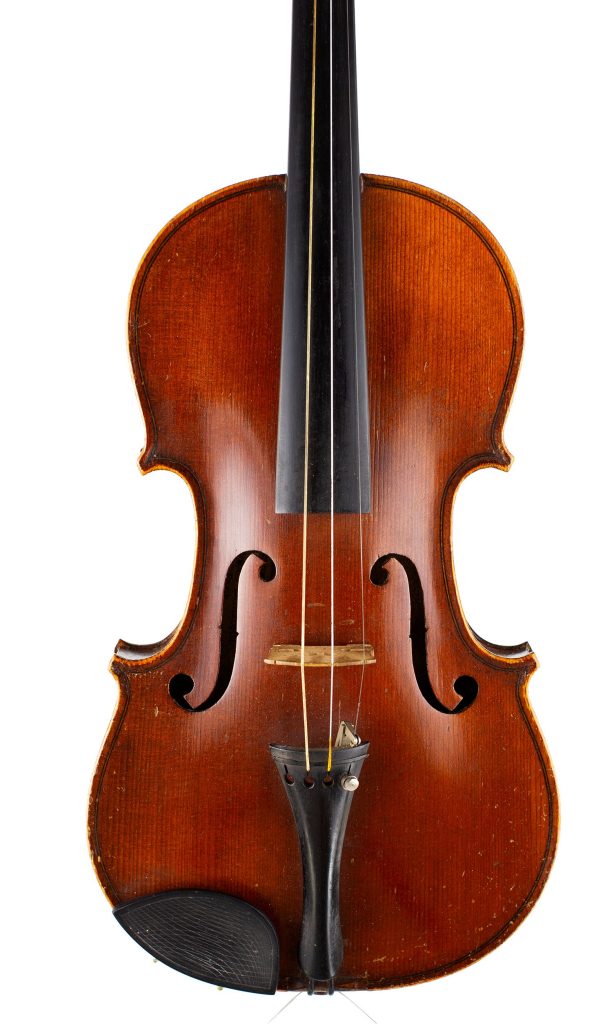 Violin, Workshop of Jerome Thibouville-Lamy, Mirecourt, circa 1910 — front